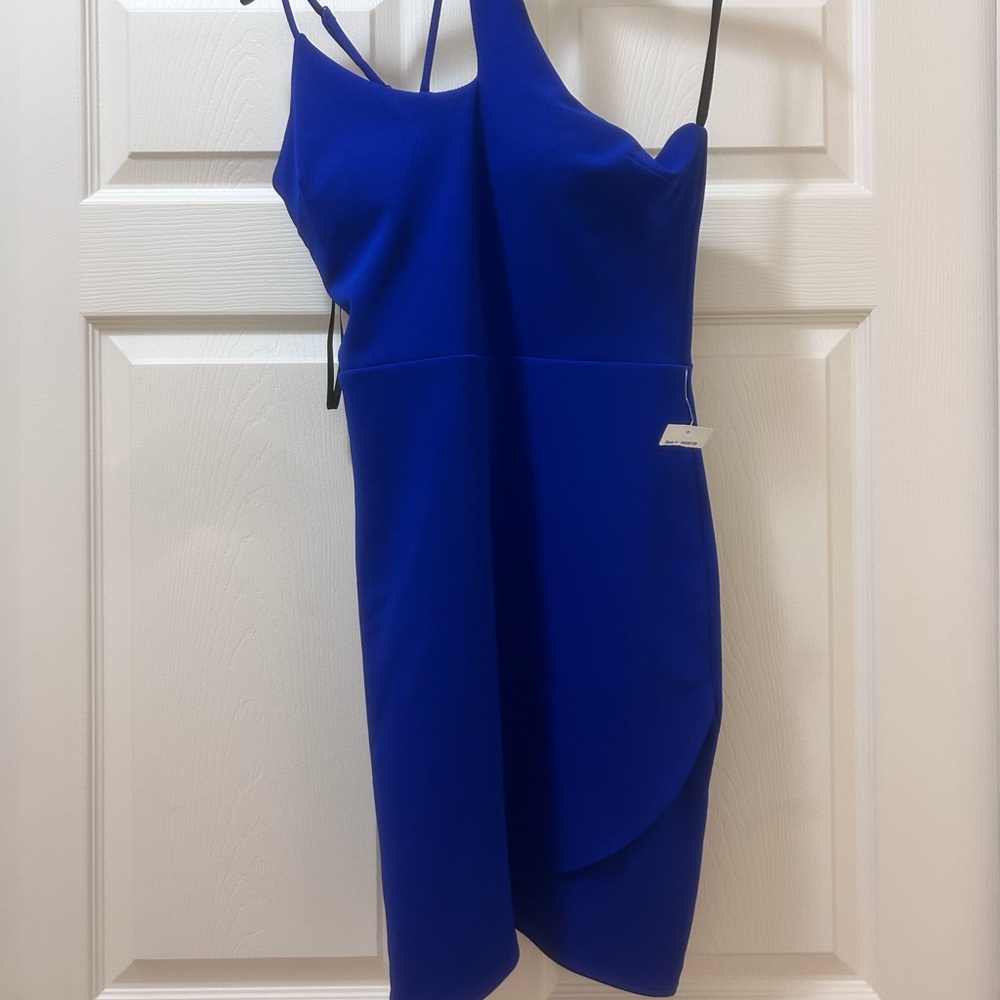 Retro Electric Blue Bodycon